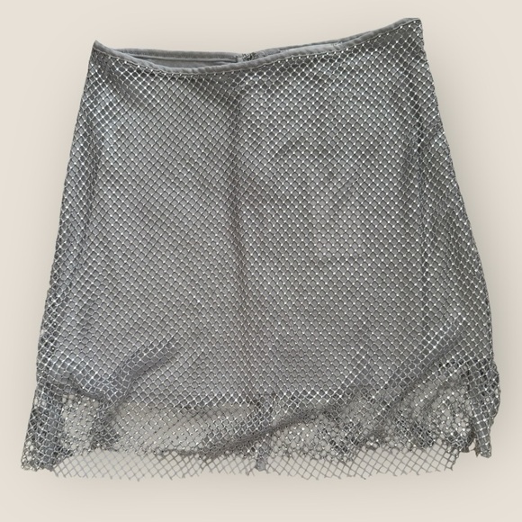 WeWoreWhat - Crystal Mini Skirt – Size 0 (NWT) - Picture 4 of 7